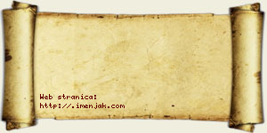 Isidora Bovan vizit kartica